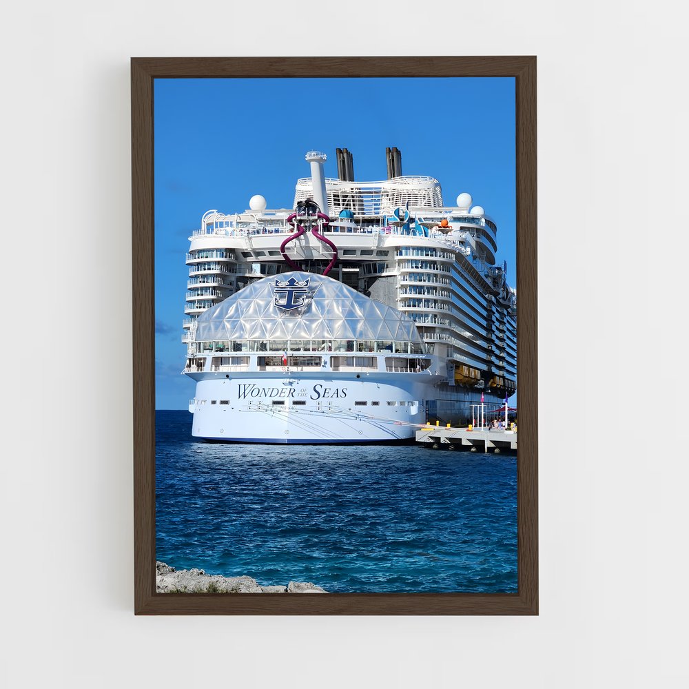 ap-voyager of the seas-5 cadre Bois foncé