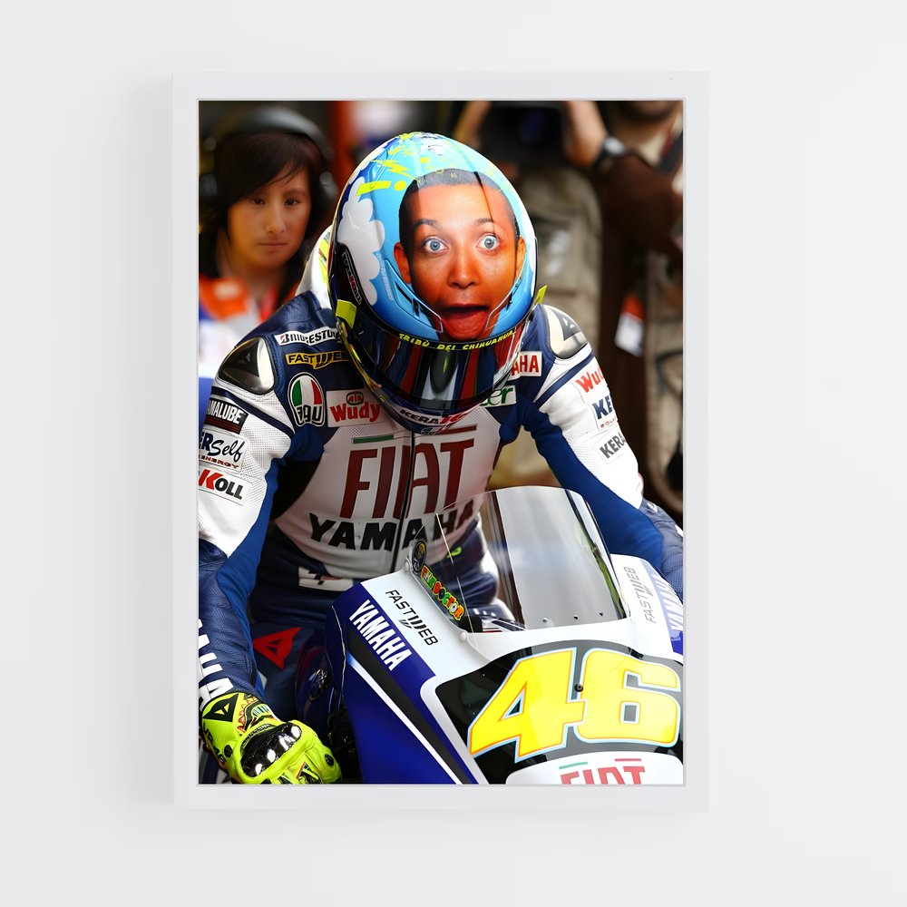 ap-vr46 racing team-2 cadre Blanc