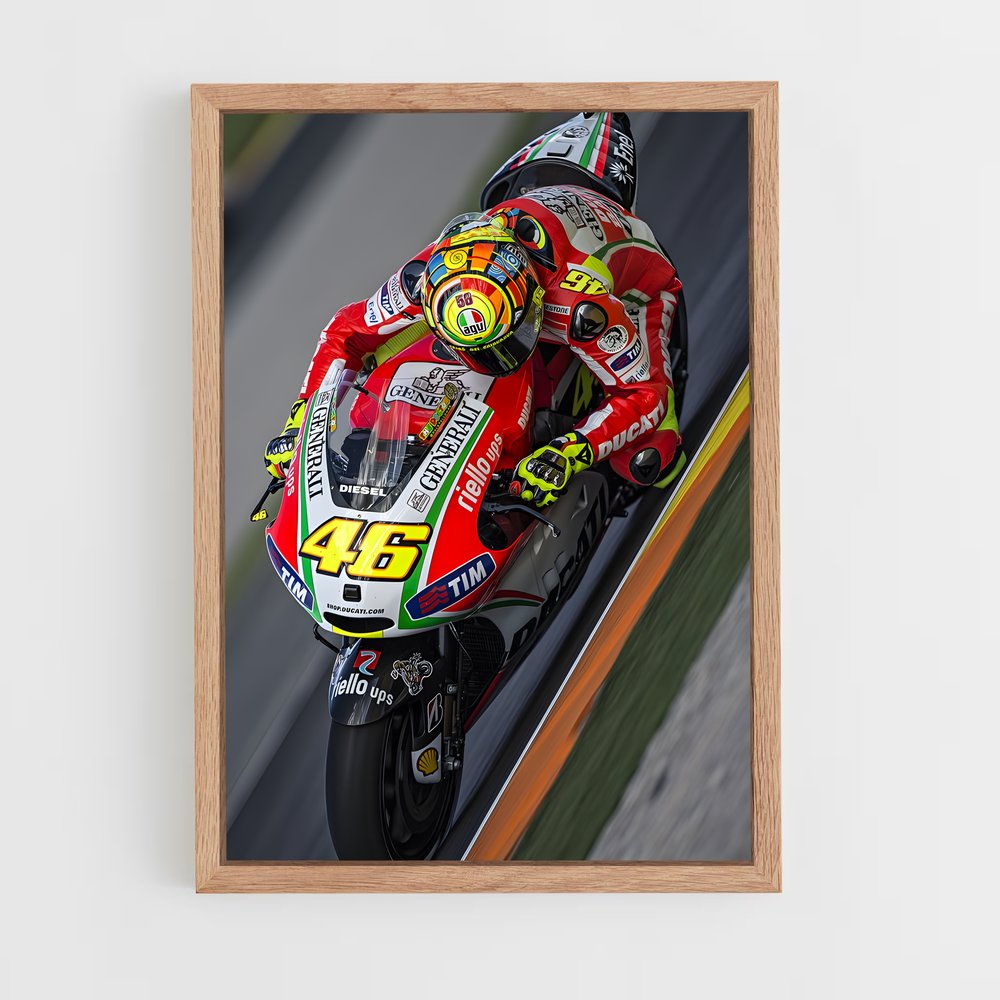 ap-vr46 racing team-3 cadre Bois clair