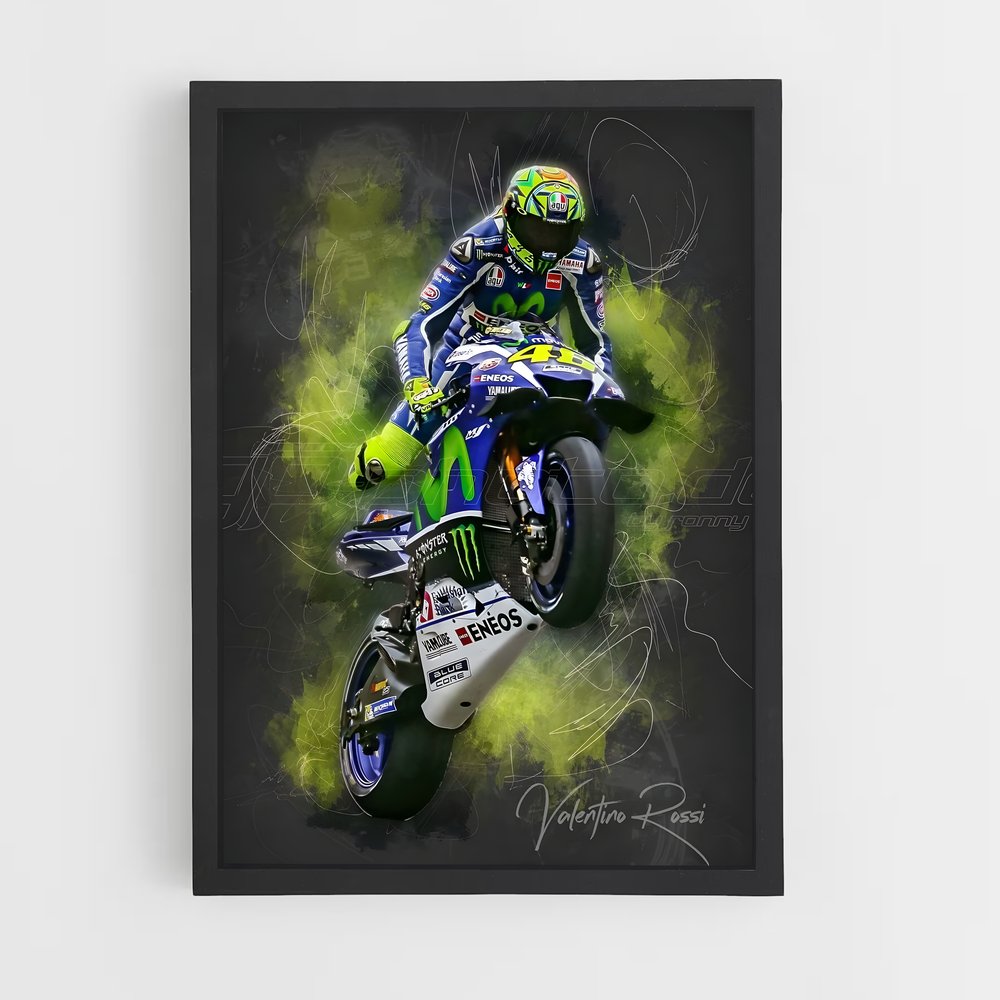 ap-vr46 racing team-4 cadre Noir