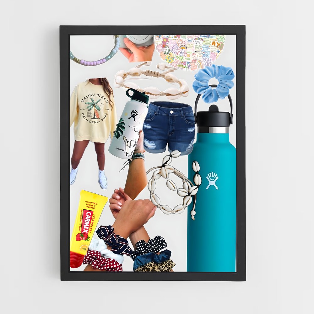 ap-vsco girl-1 cadre Noir