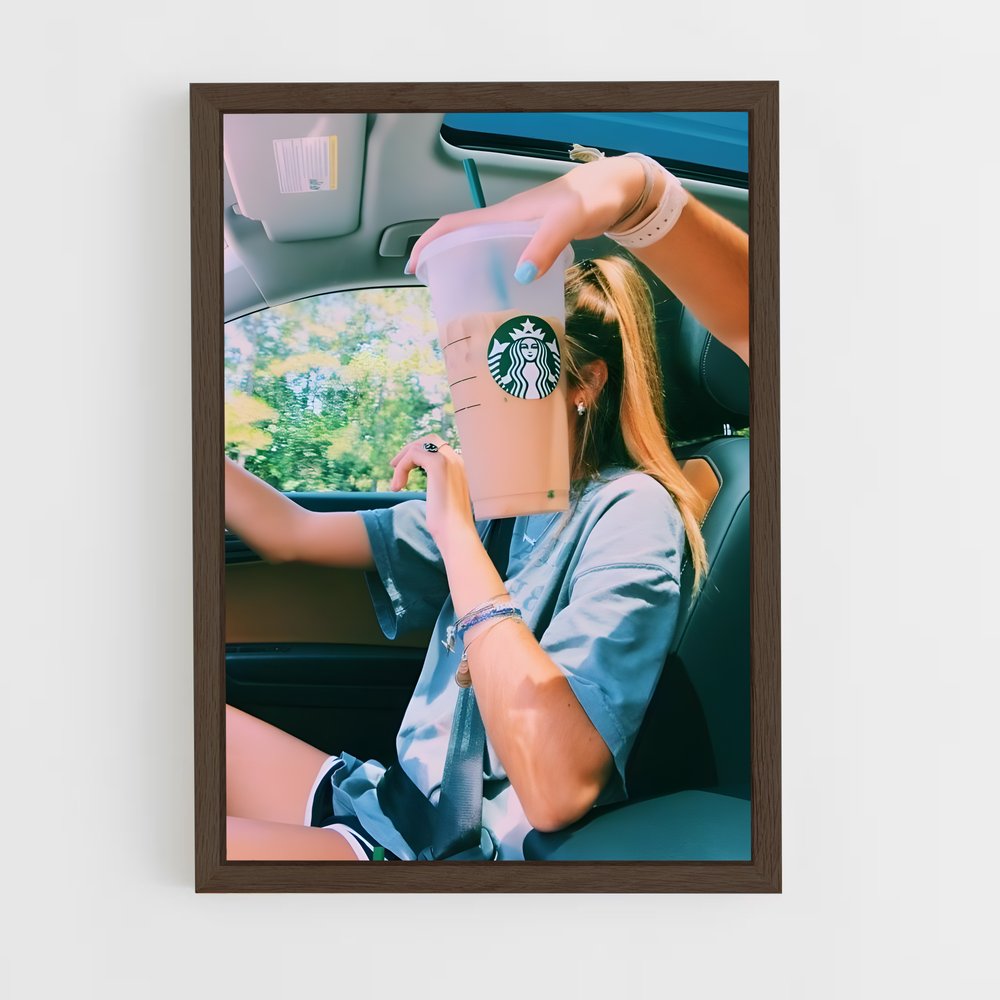 ap-vsco girl-3 cadre Bois foncé