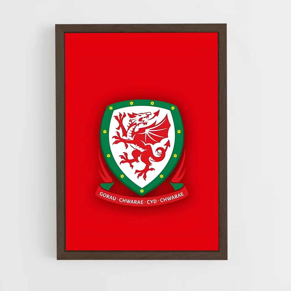 ap-wales national football team-6 cadre Bois foncé