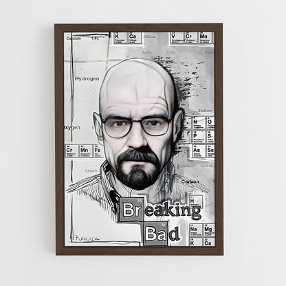 ap-walter white-2 cadre Bois foncé
