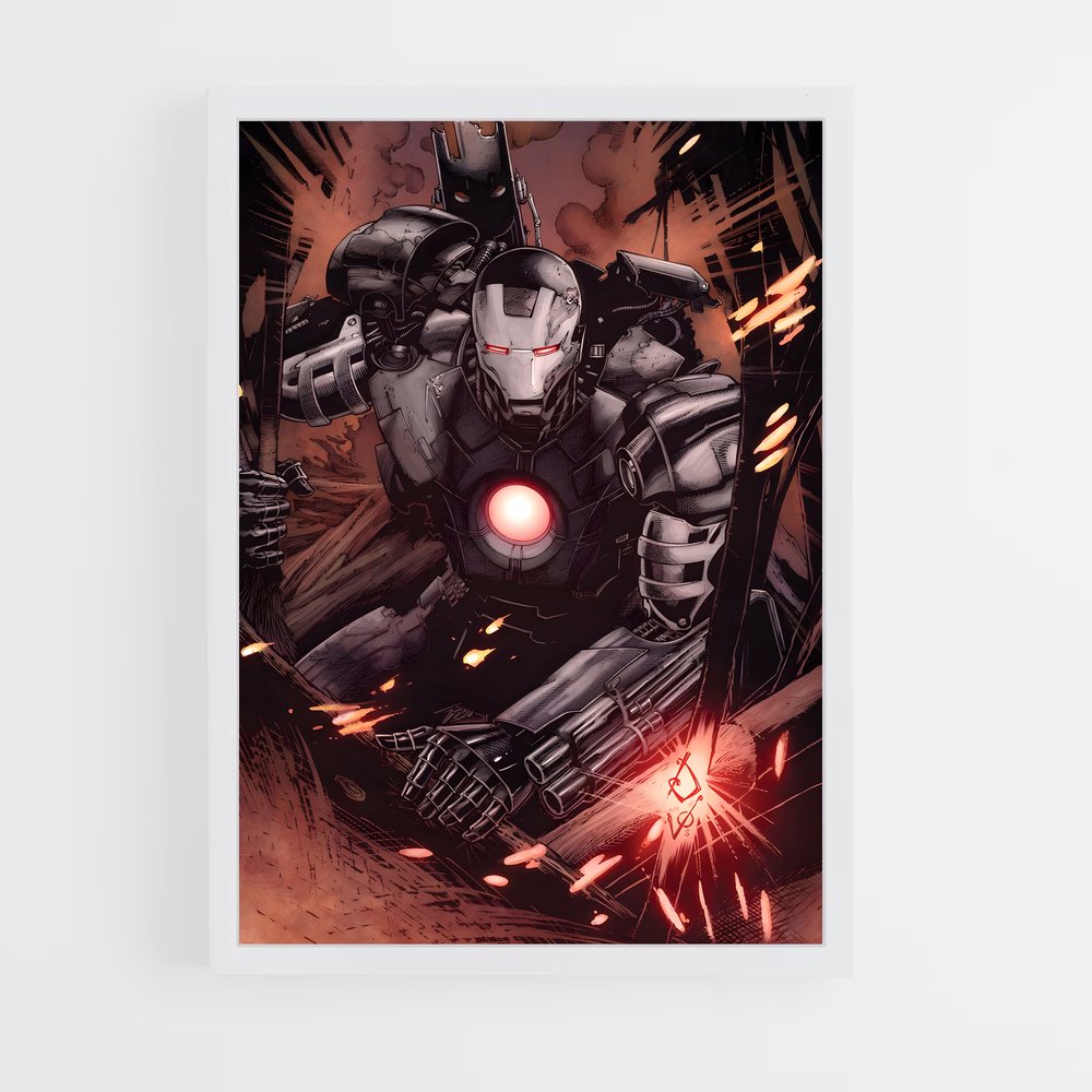 ap-war machine-4 cadre Blanc