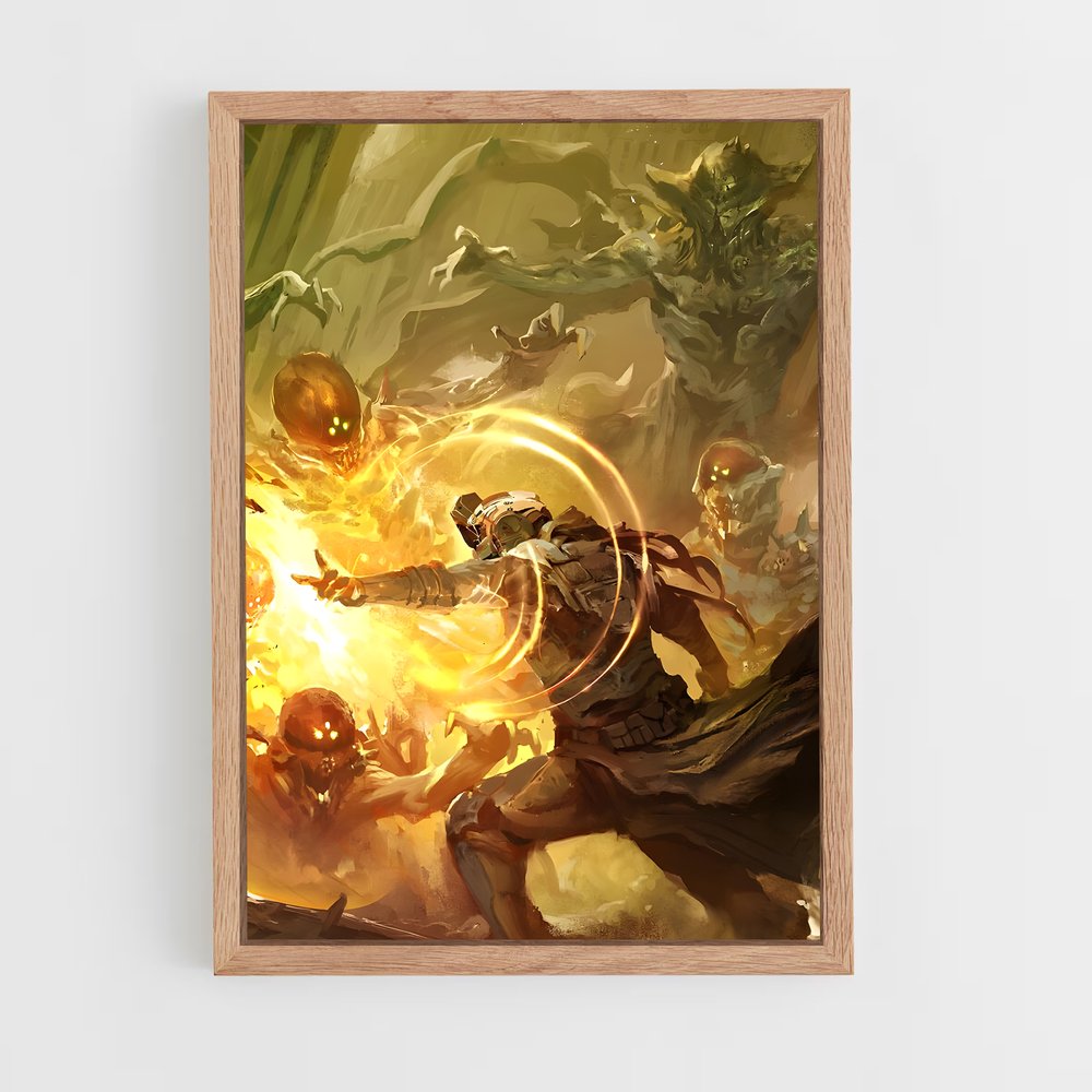 ap-warlock guardian-4 cadre Bois clair