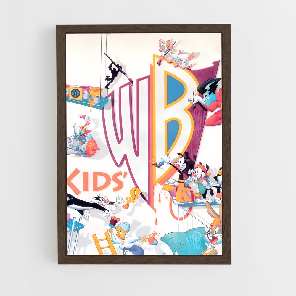 ap-warner bros-3 cadre Bois foncé