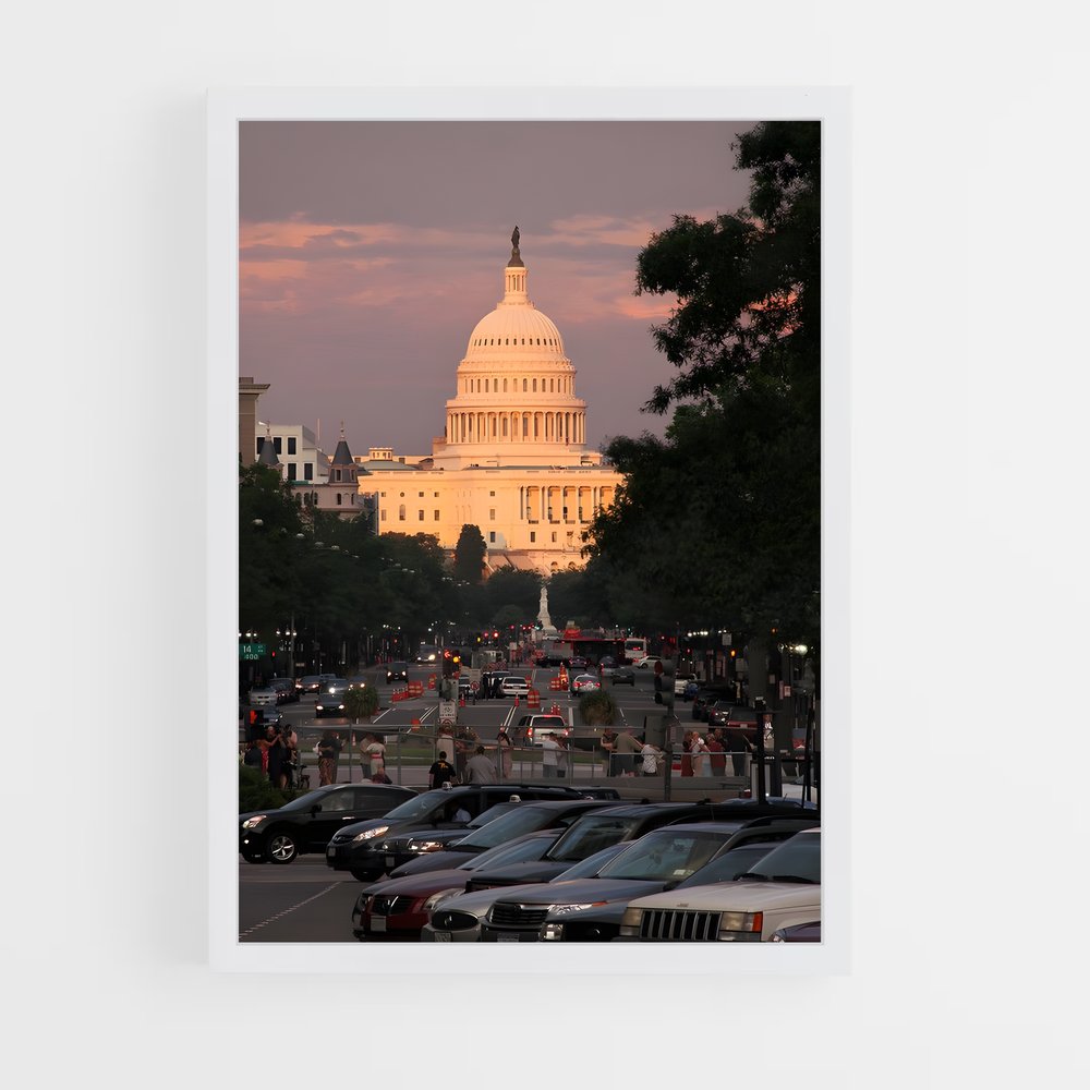 ap-washington dc-4 cadre Blanc