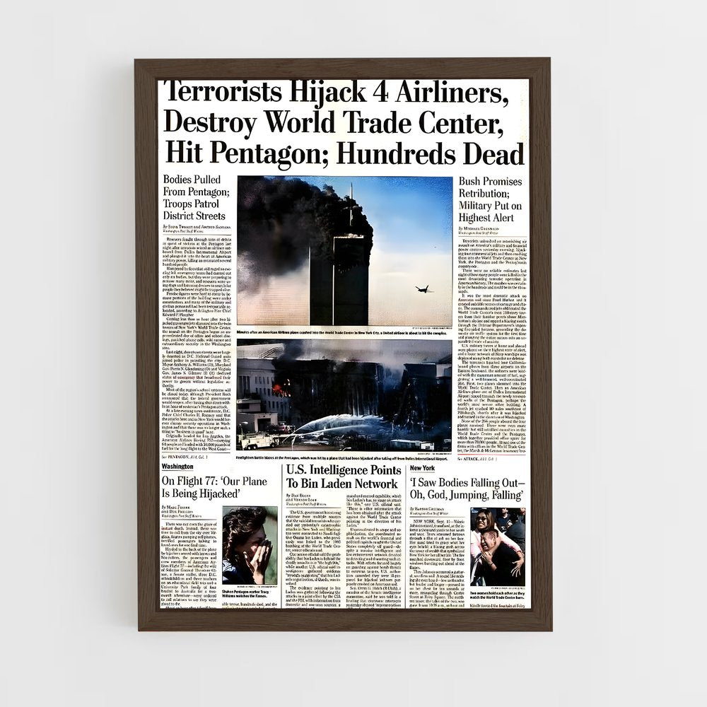 ap-washington post-2 cadre Bois foncé
