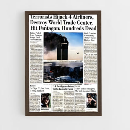 ap-washington post-2 cadre Bois foncé