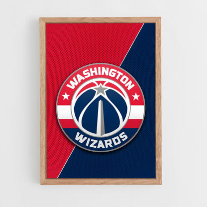 ap-washington wizards-2 cadre Bois clair