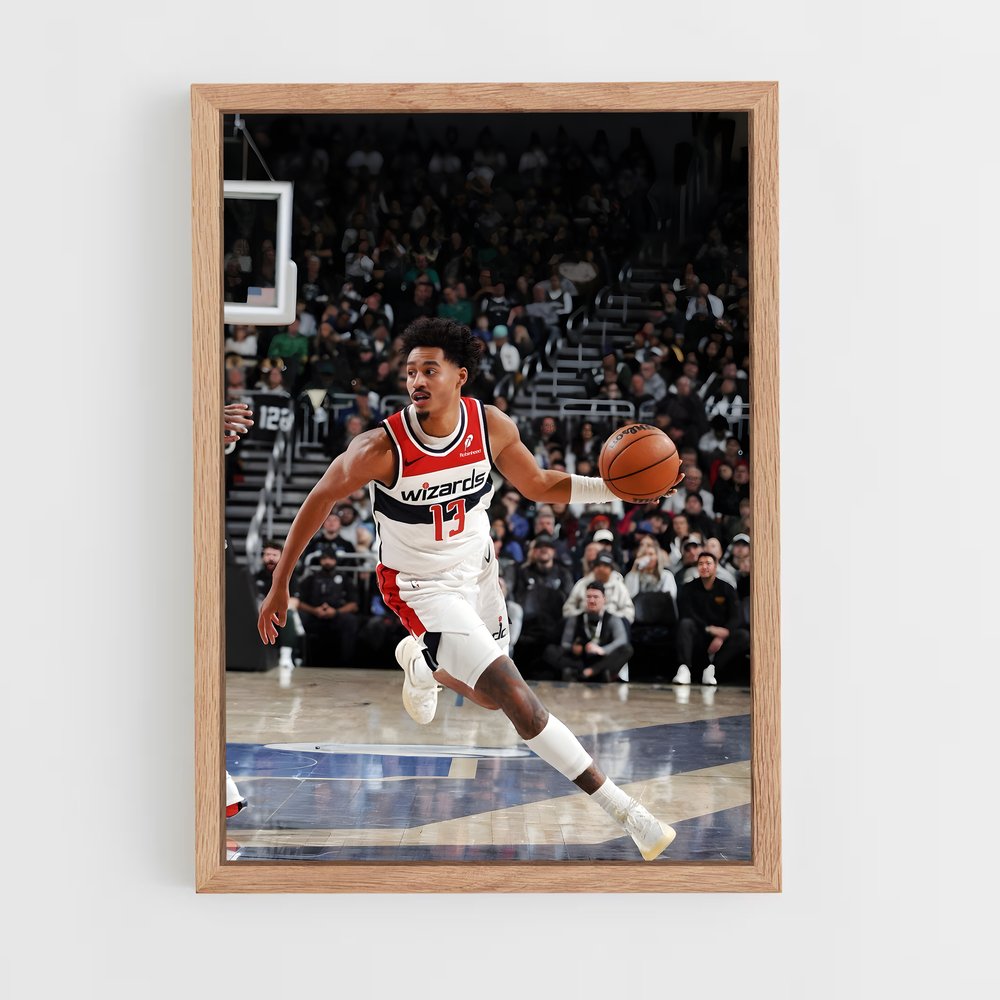 ap-washington wizards-4 cadre Bois clair