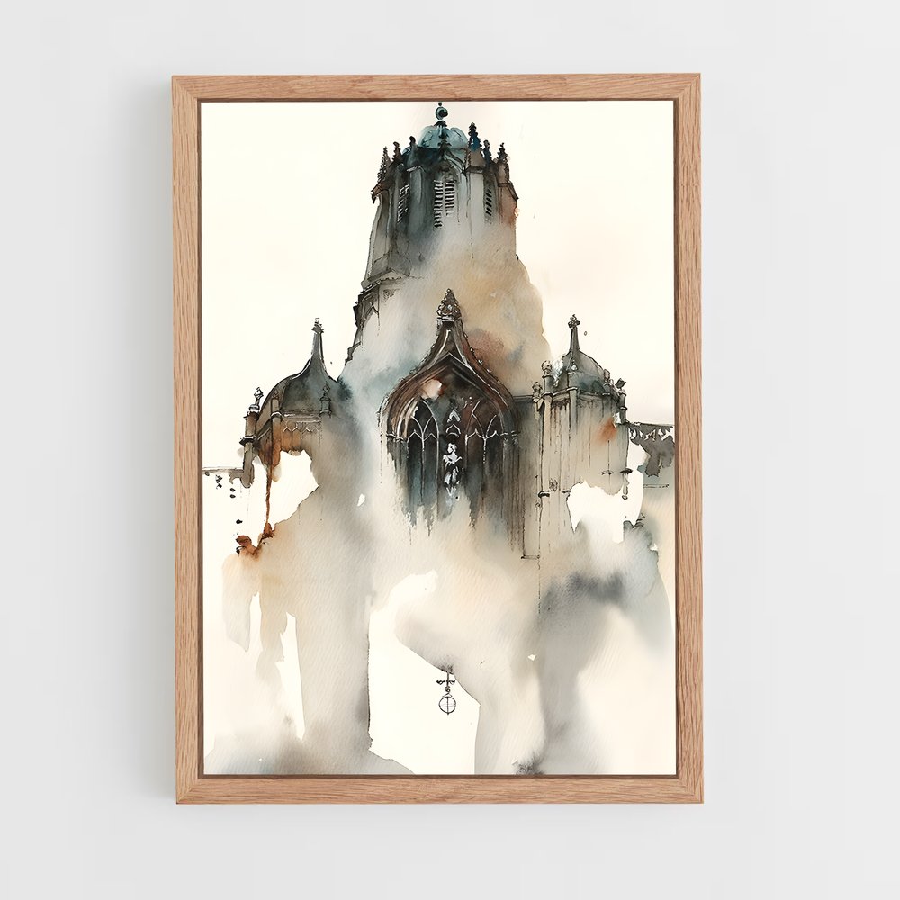 ap-watercolor-13 cadre Bois clair
