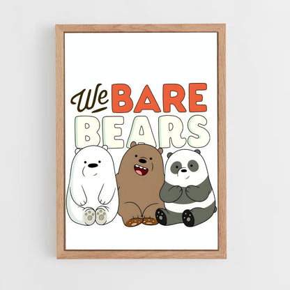 ap-we bare bears-9 cadre Bois clair