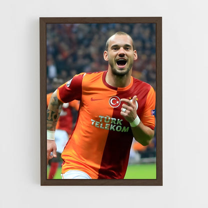 ap-wesley sneijder-2 cadre Bois foncé