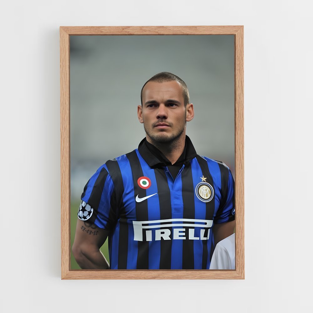 ap-wesley sneijder-6 cadre Bois clair