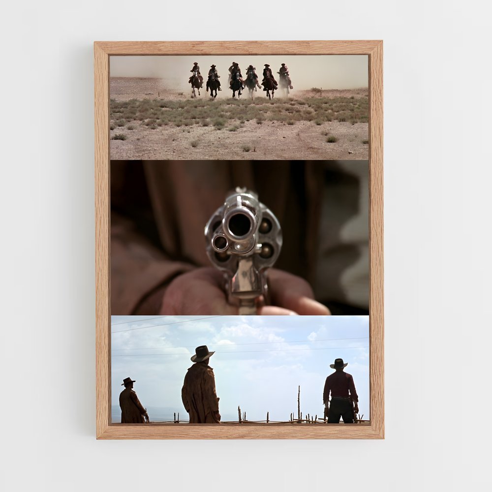 ap-western movie-3 cadre Bois clair
