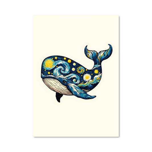 Poster Céleste Baleine