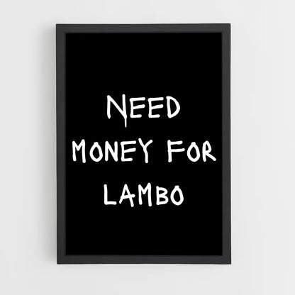 ap-when lambo-15 cadre Noir