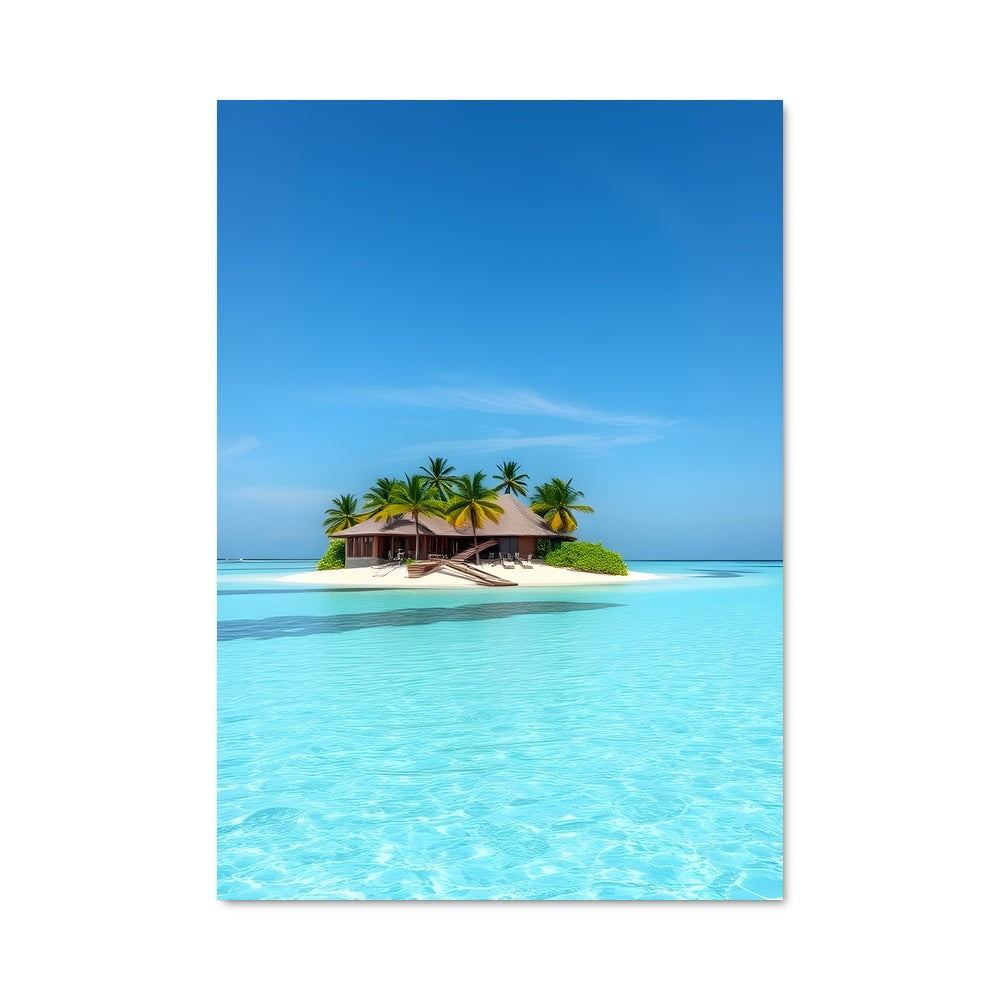 Poster White sand beach 94508