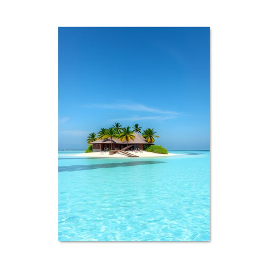 Poster White sand beach 94508