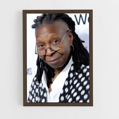 ap-whoopi goldberg-1 cadre Bois foncé