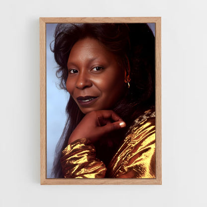 ap-whoopi goldberg-4 cadre Bois clair