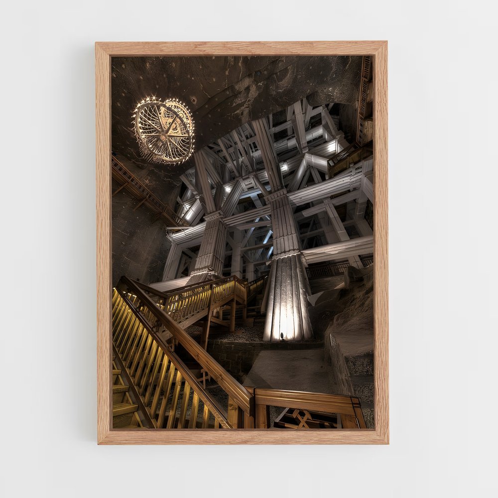 ap-wieliczka salt mine-1 cadre Bois clair