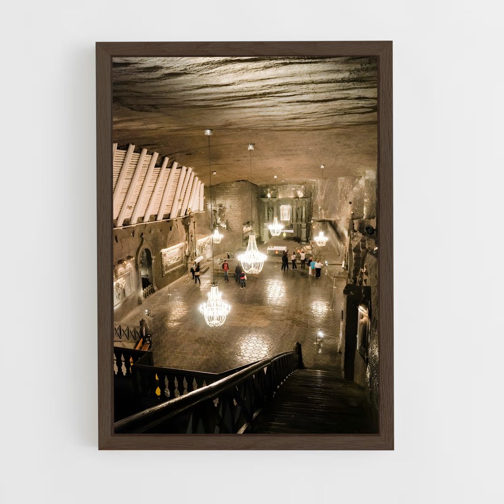 ap-wieliczka salt mine-3 cadre Bois foncé