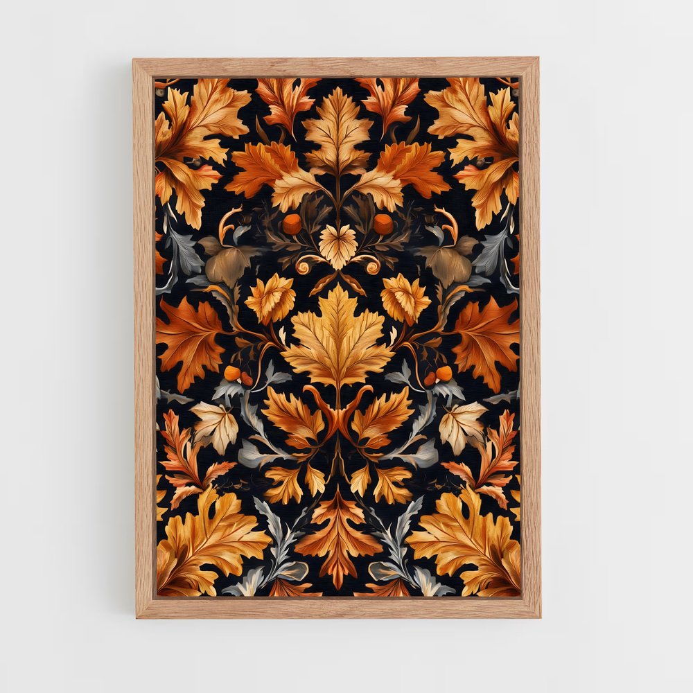 ap-william morris patterns-4 cadre Bois clair