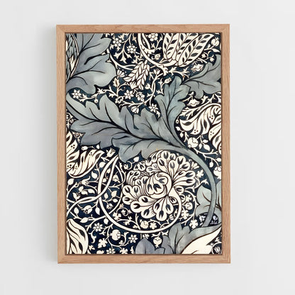 ap-william morris patterns-9 cadre Bois clair