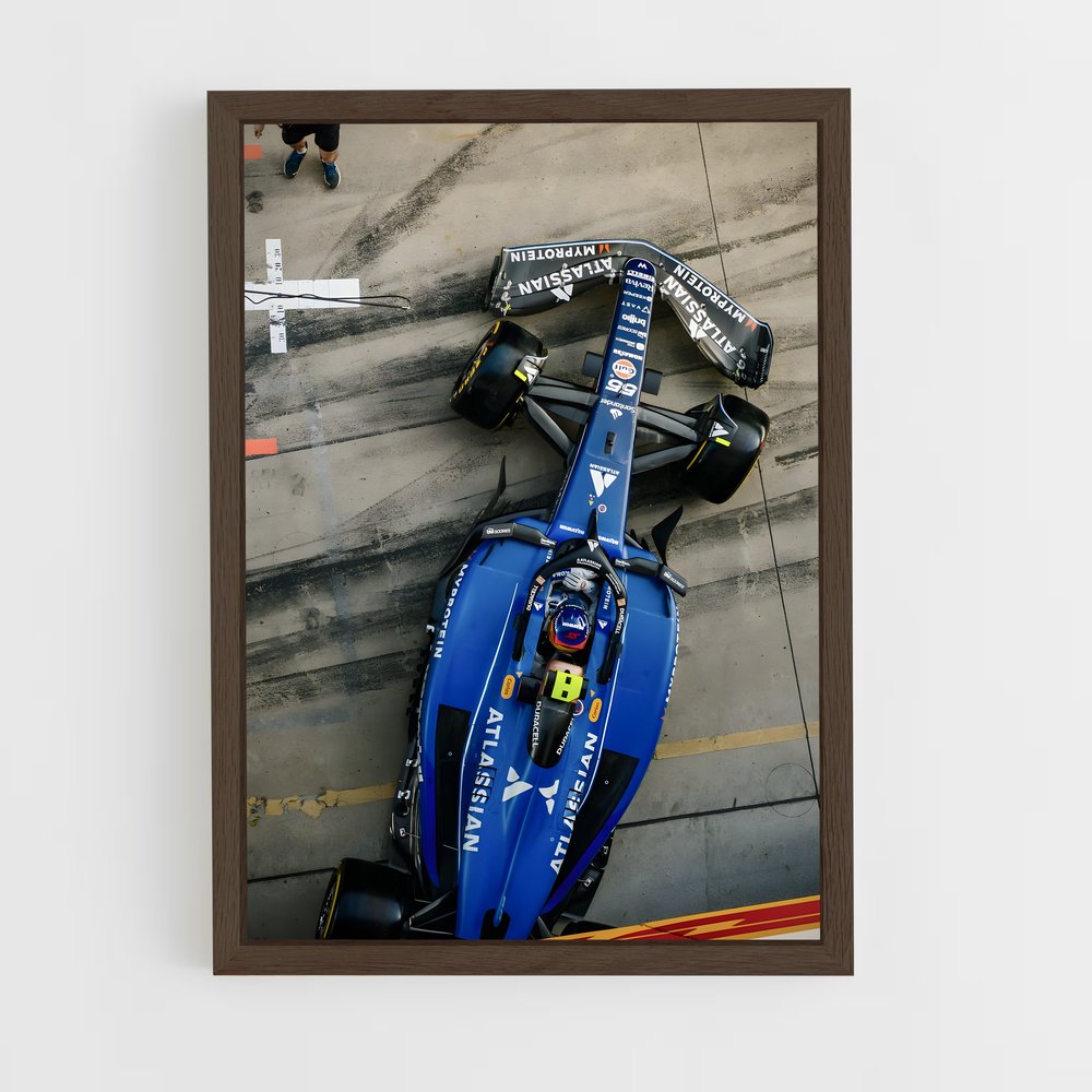 ap-williams f1 team-6 cadre Bois foncé