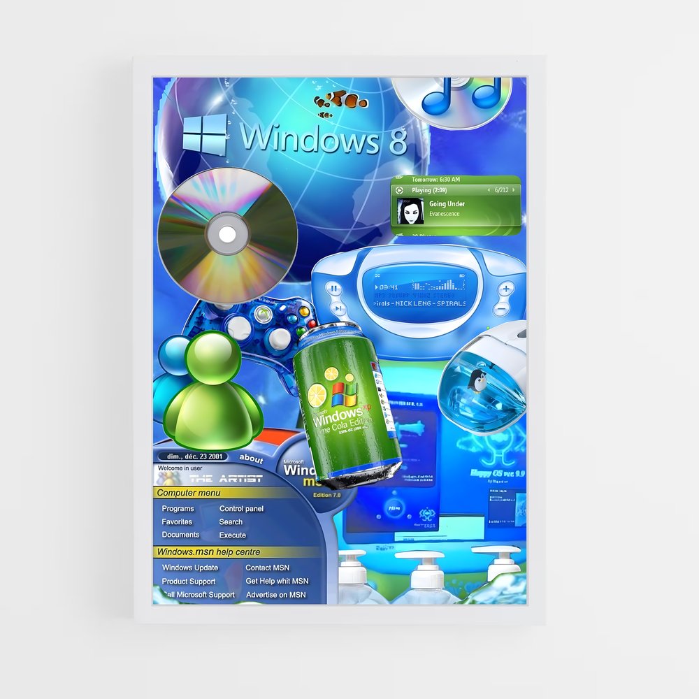 ap-windows aero-4 cadre Blanc