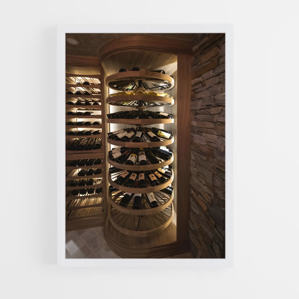 ap-wine cellar-4 cadre Blanc
