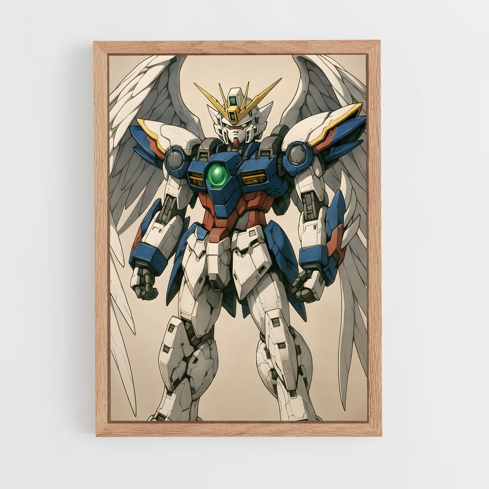 ap-wing gundam zero-2 cadre Bois clair