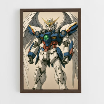 ap-wing gundam zero-2 cadre Bois foncé