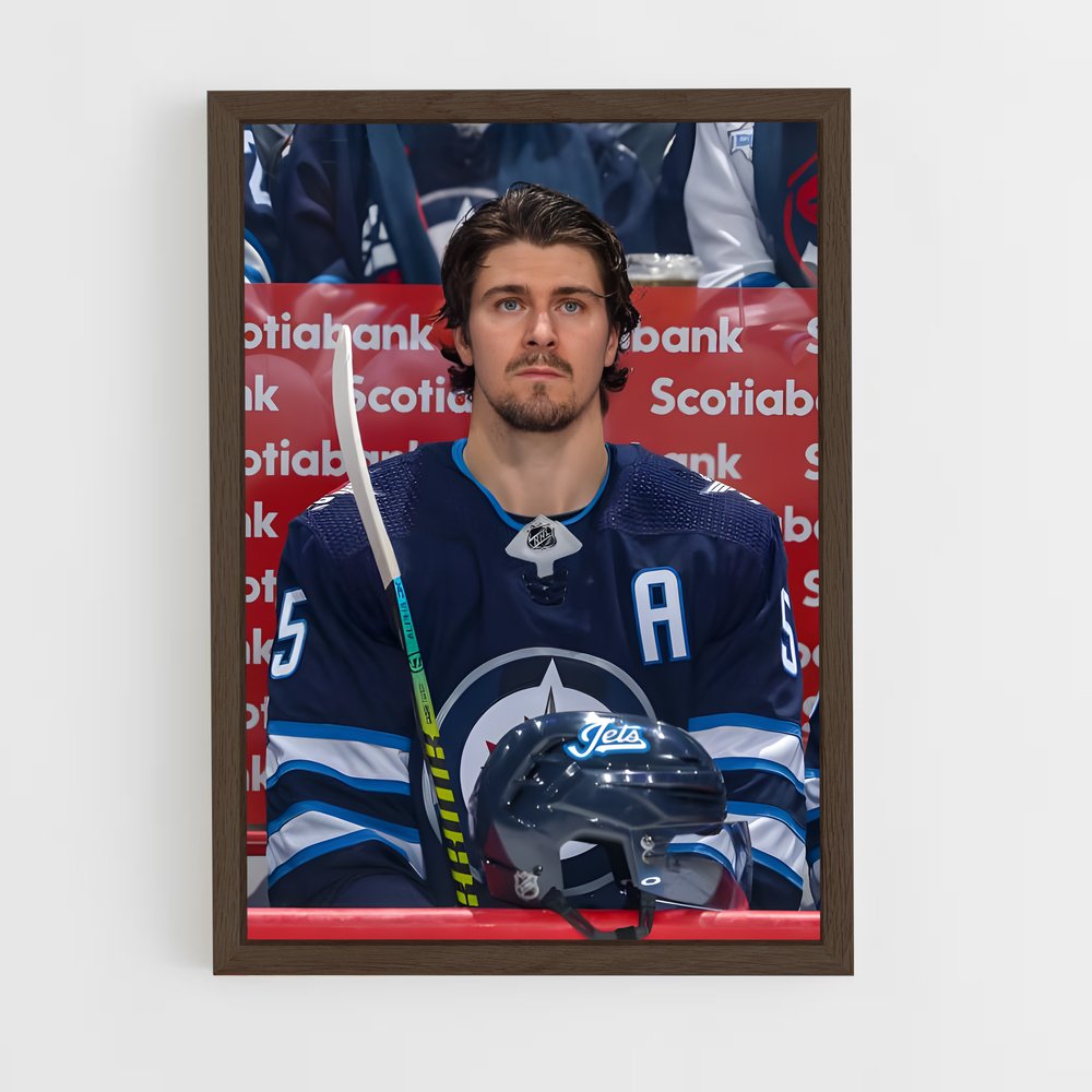 ap-winnipeg jets-4 cadre Bois foncé