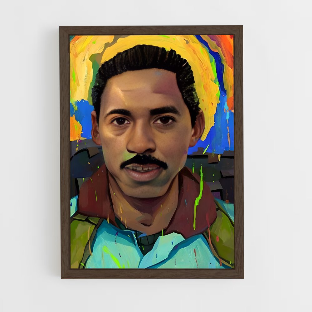 ap-winston zeddemore-3 cadre Bois foncé