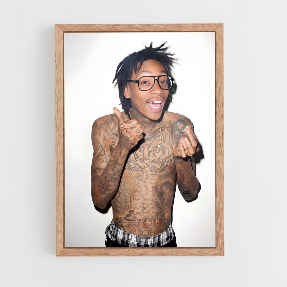 ap-wiz khalifa-3 cadre Bois clair