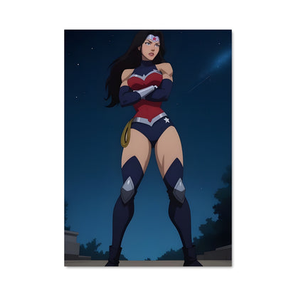 Poster Wonder Woman : L'Héroïne Animée