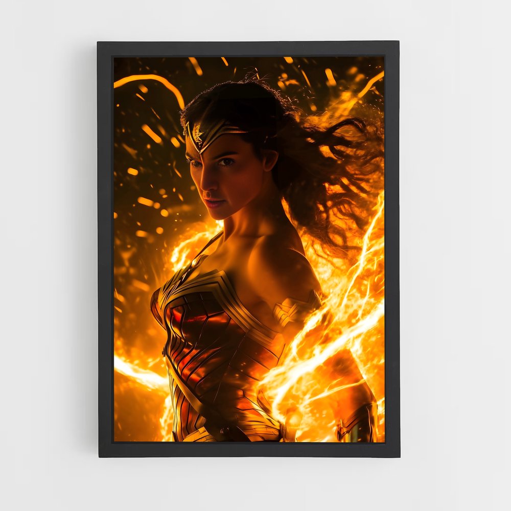 ap-wonder woman-15 cadre Noir