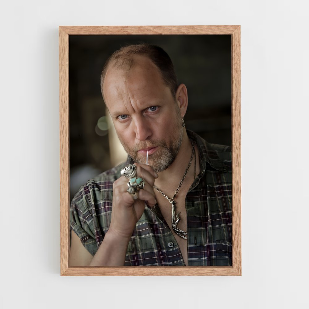 ap-woody harrelson-4 cadre Bois clair