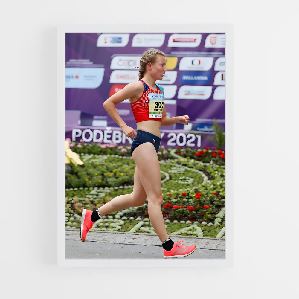 ap-world athletics championships race walking-2 cadre Blanc