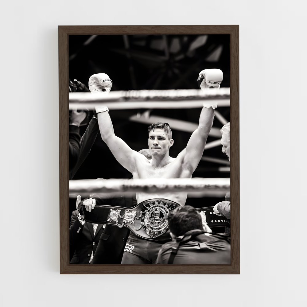 ap-world boxing super series-3 cadre Bois foncé