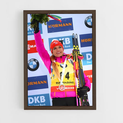 ap-world cup biathlon-1 cadre Bois foncé