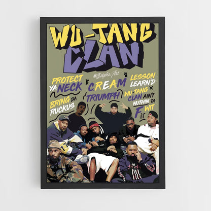 ap-wu-tang clan-2 cadre Noir