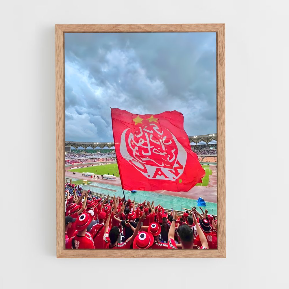 ap-wydad casablanca-1 cadre Bois clair