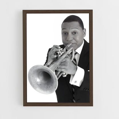 ap-wynton marsalis-3 cadre Bois foncé