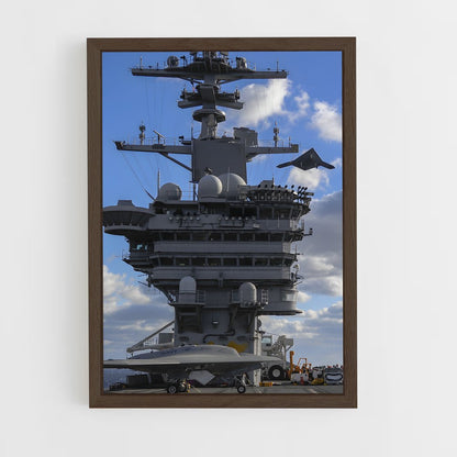 ap-x-47b-2 cadre Bois foncé