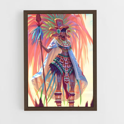 ap-xochiquetzal-6 cadre Bois foncé